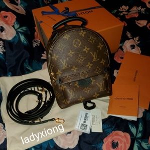 Authentic Louis Vuitton Palm Springs Mini